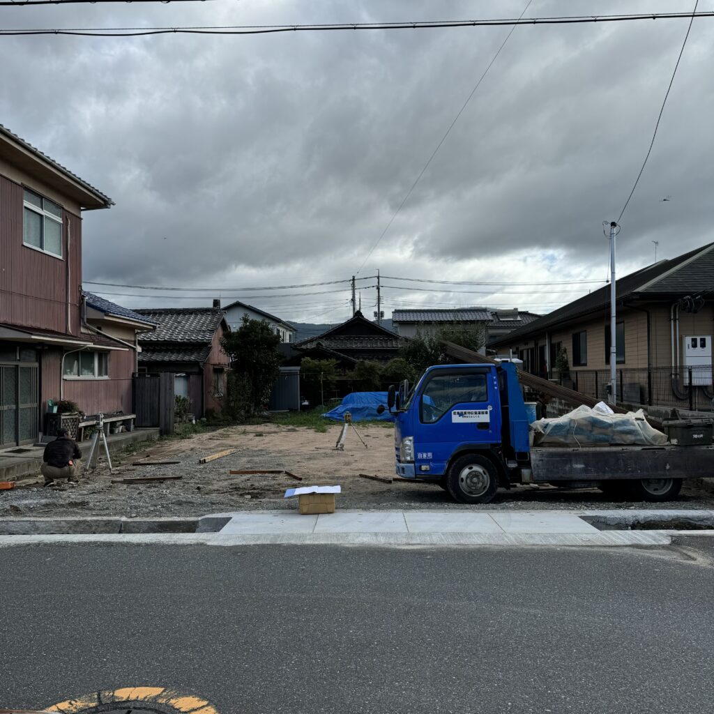 防府市自力町のお家 着工しました