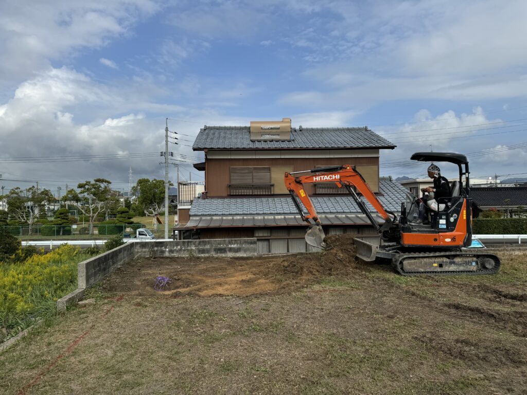 防府市新田のお家 着工しました。