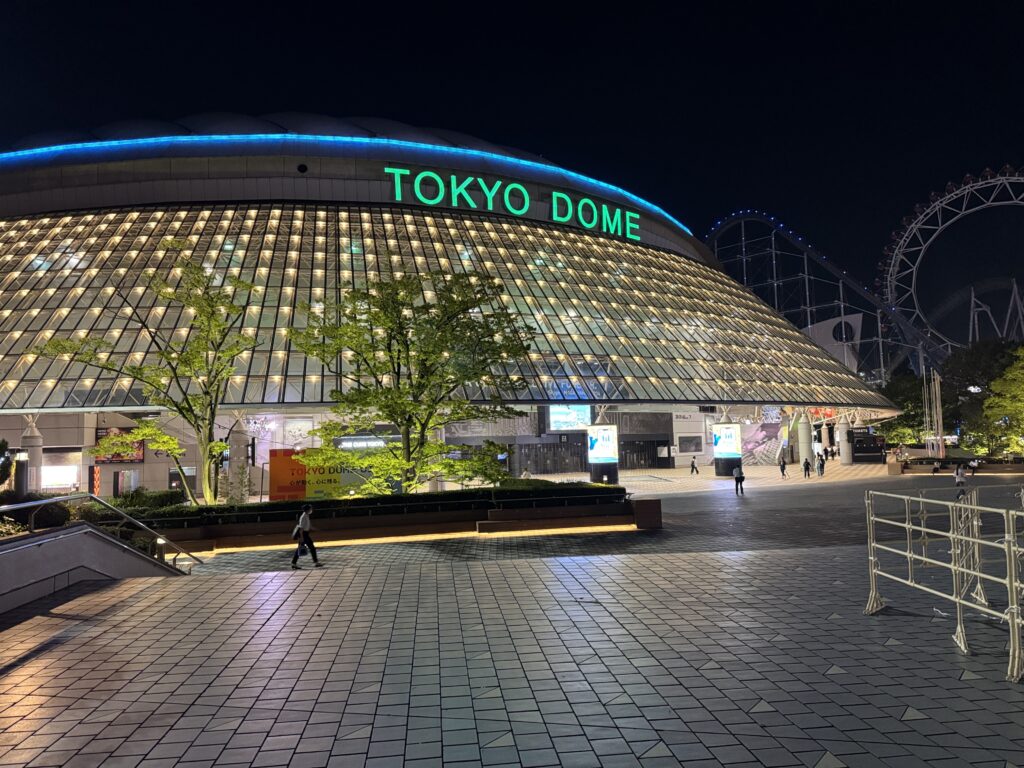 夜の東京ドーム